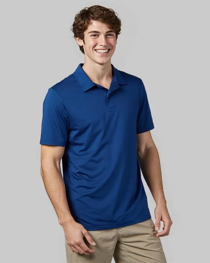 Mens Classic Casual Polo Blueberry 1