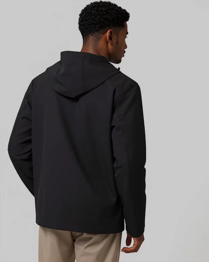 Mens Lightweight Hooded Jacket Black 5