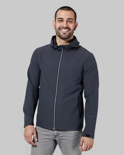 Men's Lightweight Hooded Jacket - Grey Harbor