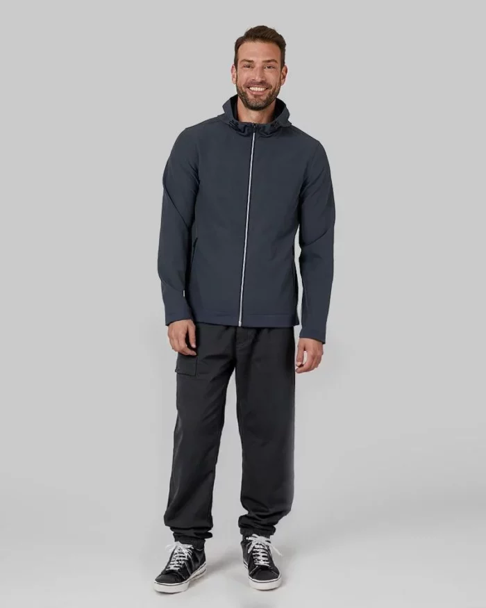 Mens Lightweight Hooded Jacket Grey Harbor 6