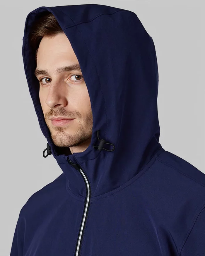 Mens Lightweight Hooded Jacket Night Blue 4
