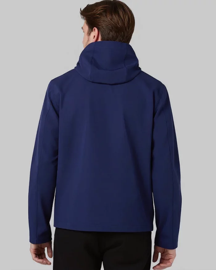 Mens Lightweight Hooded Jacket Night Blue 5