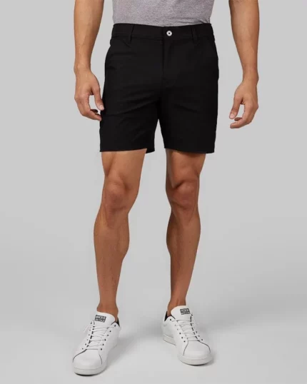 Men's Smart Casual Chino Shorts - Black