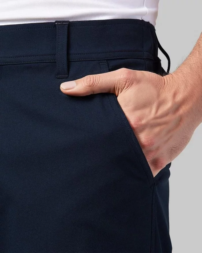 Mens Smart Casual Chino Shorts Dark Navy 2
