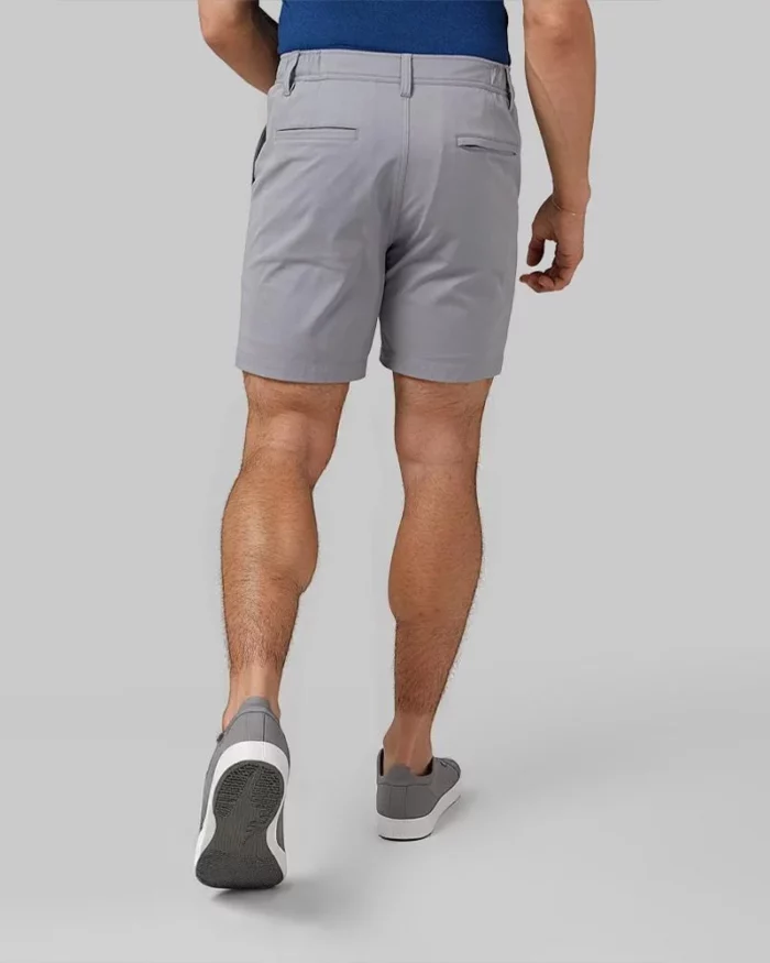 Mens Smart Casual Chino Shorts Storm Sky 3
